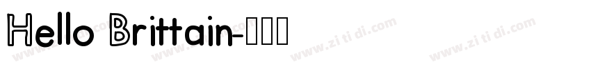 Hello Brittain字体转换